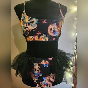 One of a kind!New! Custom dragon bikini set